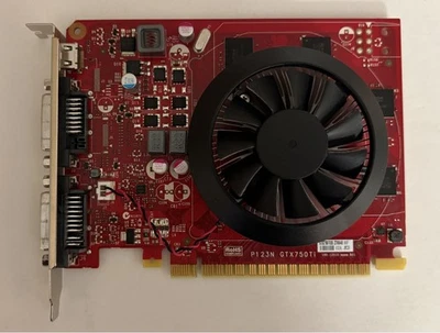 Dell NVIDIA GeForce GTX 750 Ti 2GB DDR3 PCI Express 2.0 Graphics Card - Image 1 of 4