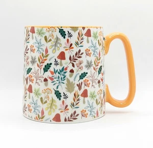 Autumn Leaves & Mushrooms Coffee Mug 14 Oz Ceramic By 10 Strawberry Street - Picture 1 of 8