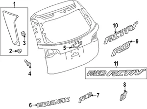 Genuine GM Nameplate 26503736 - Bild 1 von 1