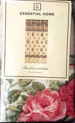 Cortina de ducha Chelsea 70 X70 pulgadas tela 100 % poliéster Foto 1 de 2