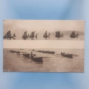 Imperial Navy Japan Military Postcard C1915 Sailing Rowing Small Boat Training - Picture 1 of 2