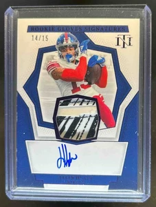 2023 National Treasures Jalin Hyatt Purple Rookie Gloves Patch Auto RC #14/15 - Picture 1 of 2