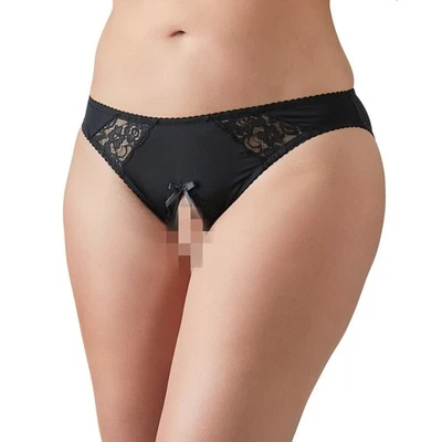 Sexy Spitze Panty Slip L XL 2XL 3XL 4XL String Schritt offen Dessous Reizwäsche - Bild 1 von 4
