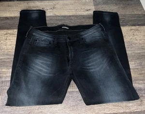 Express Men’s Skinny Jeans Hyper Stretch Dark Wash 34 X 32 - Picture 1 of 4
