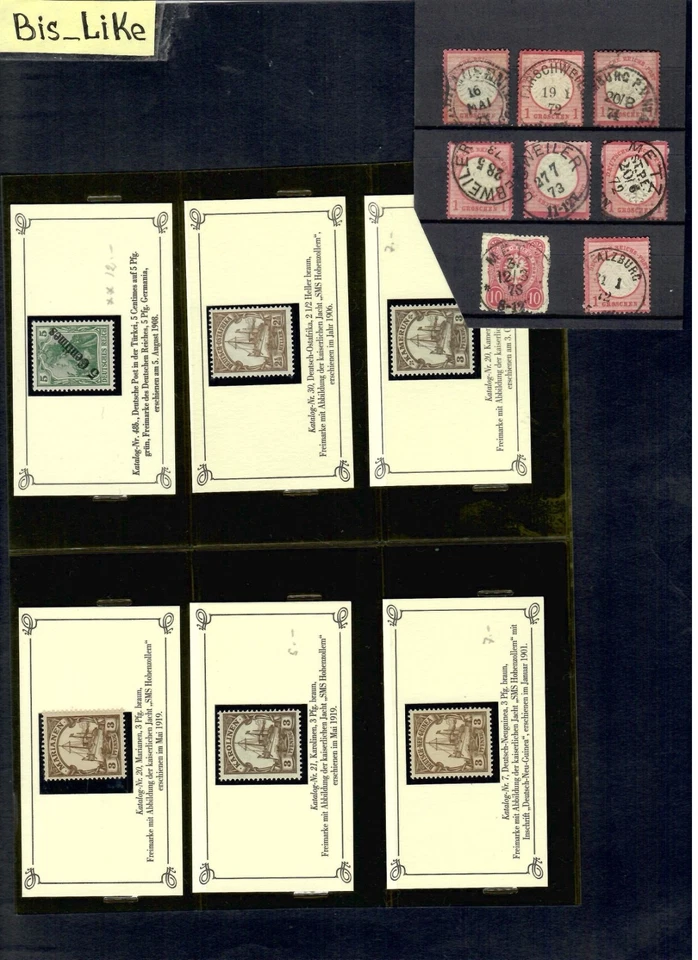 BIS-LIKE:14 stamps Germany DR & Col. NH/MH/used LOT 07 NV 73 - Image 1 of 1