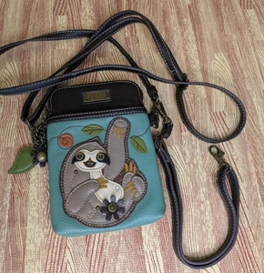 Bolso Bandolera Chala Teléfono Celular 3D Perezoso Mini Cuero Vegano 2 Correas Ajustables - Imagen 1 de 6