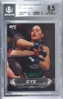 2014 Topps UFC Knockout Red /8 Jessica Eye #73 BGS 8.5 Rookie RC - Image 1 of 2