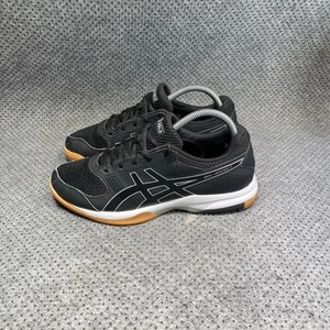 Asics Gel-Rocket Black Gum Shoes Size 8 Men’s - Picture 1 of 10
