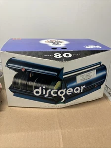 Discgear 80 CD DVD Games Disc Holder Storage Organizer Selector Black  Hard Case - Picture 1 of 4