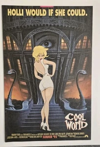 VINTAGE Print Ad B6C2 80s 90s 1992 Cool World Movie Advertisement  - Picture 1 of 1