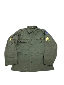 Vintage US Army hbt Top OG-107 Chaqueta Militar Años 50 Talla 38R - Imagen 1 de 12
