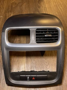 2011 - 2014 DODGE AVENGER CENTER DASH RADIO TRIM BEZEL PANEL And Top BLACK OEM - Picture 1 of 6
