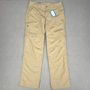 Columbia Women Tall Pants 14 Long Straight Convertible Shorts Omni-Shield 35x34 - Picture 1 of 12