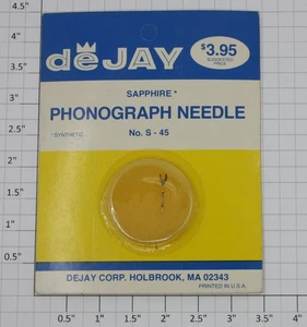 deJAY S-45 Sapphire Phonograph Needle - Picture 1 of 2
