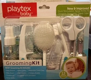 Playtex Kit Toelettatura Bambini - 12 Pezzi (Blu/Bianco) - Foto 1 di 5