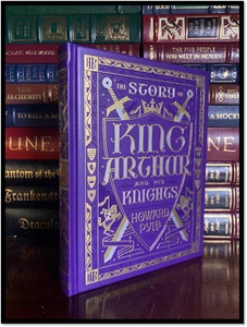 King Arthur And His Knights Illustrated Leather Bound Gift Hardback 1st Printing - Picture 1 of 6