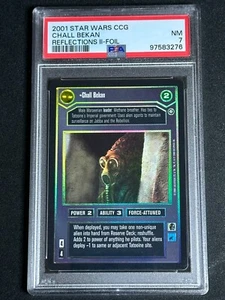 2001 Star Wars CCG Reflections II Foil Chall Bekan PSA Graded Card Vader RARE - Picture 1 of 2
