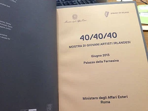 40/40/40 - MOSTRA DI GIOVANI ARTISTI IRLANDESI - FARNESINA ROMA 2013 - Imagen 1 de 1