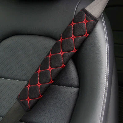 2PCS Car Seat Belt Shoulder Guard Massage Net Breathable Four Seasons Pad  - Image 1 of 4