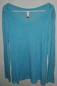 No Bounderies Blue Long Sleeve t Shirt Womens XXL (19) - Picture 1 of 7