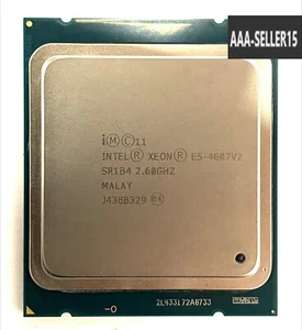 Intel Xeon E5-4607 V2 2.60GHz 6-Core 15MB LGA2011 Server Processor CPU SR1B4 95W - Picture 1 of 1
