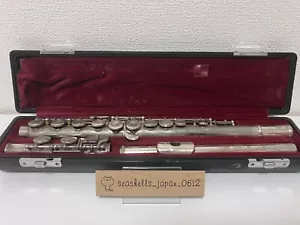 Yamaha YFL-311 Silver Plated Flute Nickel Silver w/Hard case Used From Japan - Picture 1 of 20