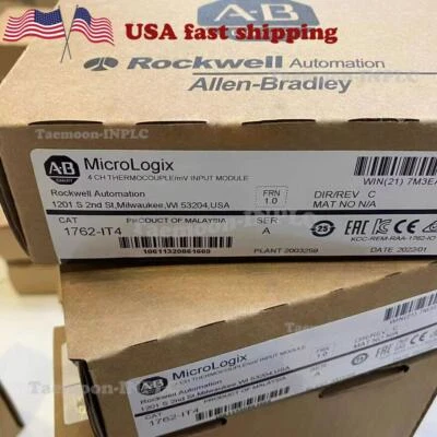 New Factory Sealed AB 1762-IT4 SER A MicroLogix Themocouple/mV Module 1762IT4 - Image 1 of 4