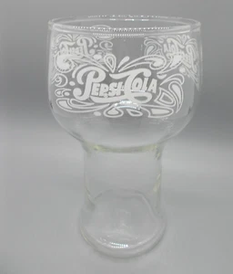 1970’s Pepsi-Cola Tiffany Style Drinking Glass/Holds 16 ounces Liquid  - Picture 1 of 3