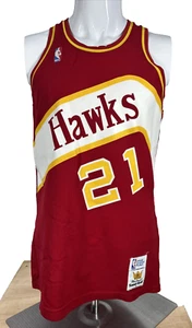 Macgregor Sand-Knit Dominque Wilkins Atlanta Hawks Trikot Vintage 80er NBA Herren L - Bild 1 von 8