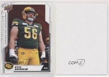 2020 Upper Deck CFL Blank Back Kyle Saxelid #58
