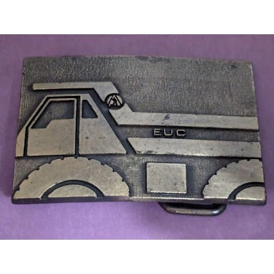 Euclid Belt Buckle Euc Michigan D201 201-Ld Dump Truck Construction Mining VTG - Image 1 of 4
