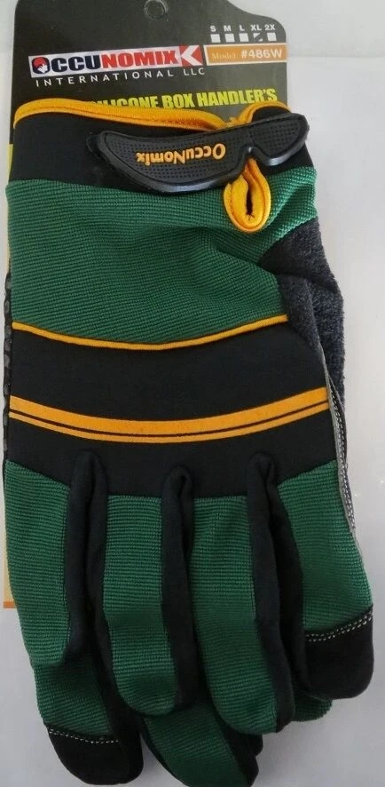 Guantes deportivos/de trabajo especiales Occunomix 486W-XL manipulador de caja de silicona de lujo Foto 1 de 1