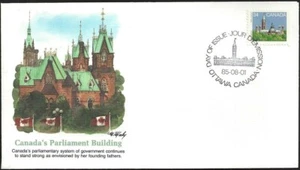 🍁Canada  #925   "PARLIAMENT BUILDINGS"   Brand New 1985  Fleetwood Cover - Picture 1 of 2