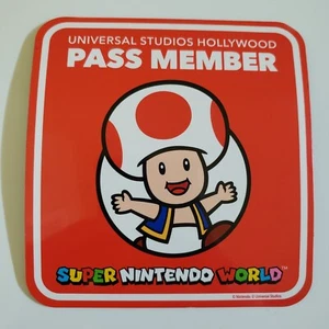 Universal Studios Pass Member Magnets Toad - Picture 1 of 1