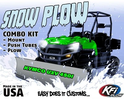 KYMCO UXV 450i - 2015-2024 - KFI UTV 60" Snow Plow Combo Kit Foto 1 de 4