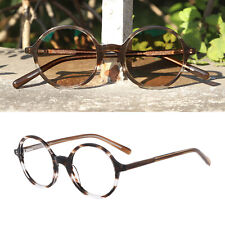 Round Vintage Acetate Reading Glasses Single Vision Sunglass Reader +0.00~+4.00