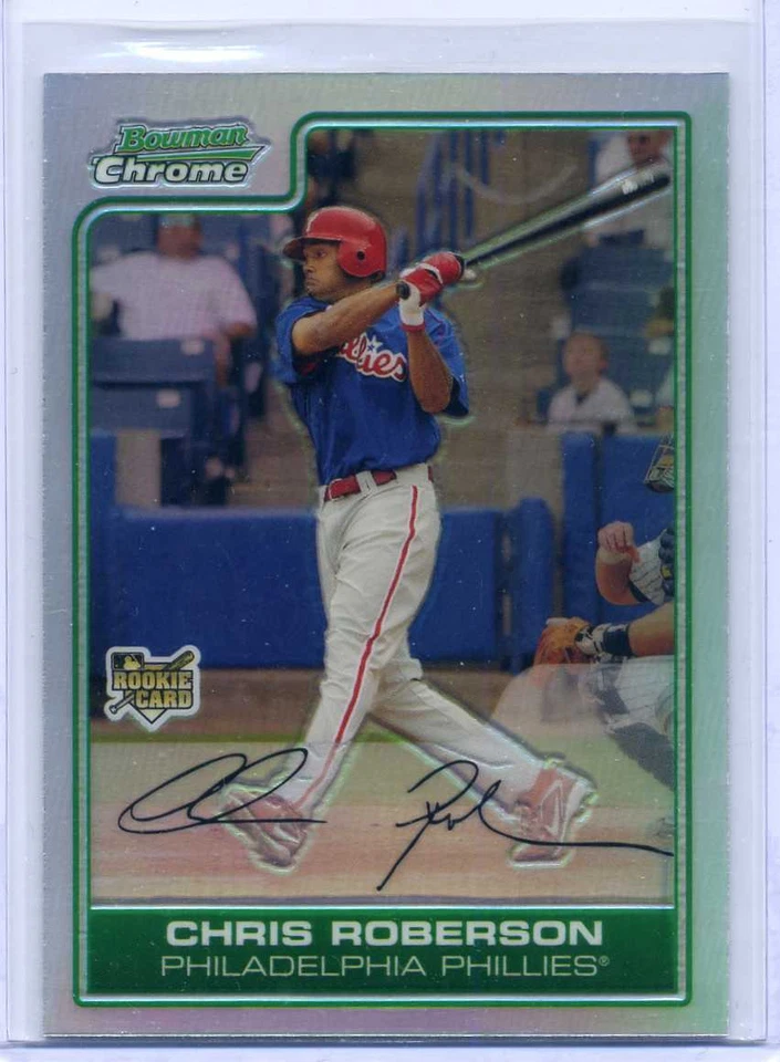 Chris Roberson 2006 Bowman Draft CHROME REFRACTOR #BDP47 - PHILLIES - Image 1 of 1