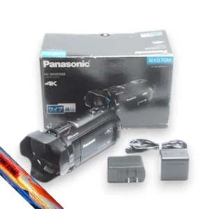 Panasonic 4K Video Camera HC-WX970M Wipe Take Camcorder Black Compact Tested JP - Picture 1 of 8
