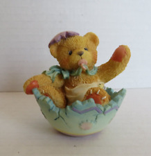 Retired Enesco ~ Cherished Teddies ~ 103802 ~ Bunny Just In Time For Spring ~NIB