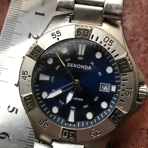 gebrauchte Herren Sekonda Quarz Armbanduhr Diver Style sehr coole Uhr - Bild 1 von 6
