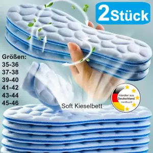 Einlegesohlen Schuh Einlage Soft Kieselbett Sport Orthopädisch Arbeit Freizeit🔵 - Bild 1 von 7