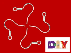 925 gestempelte stilvolle Fischhaken zur Schmuckherstellung hochwertiges Fundstück DIY - Bild 1 von 9