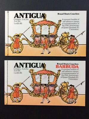 BroadviewStamps Antigua & Barbuda # QEII souvenir booklets - Image 1 of 2