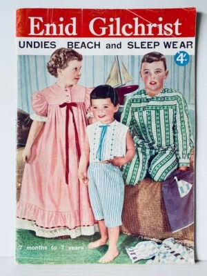 Enid Gilchrist Kids SEWING PATTERN Book - Undies Beach & Sleepwear 7mo - 7 Years - Image 1 of 4