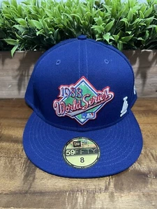 New Era 59FIFTY Los Angeles Dodgers 1988 World Series Fitted Hat Men’s Size 8 - Picture 1 of 6