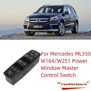 For Mercedes ML350 W164/W251 Power Window Master Control Switch 2518300390 Left - Picture 1 of 11