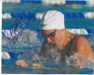 JESSICA HARDY signed 8x10 Photo TEAM USA Swimming London Olympics FREE SHIPPING - Picture 1 of 1