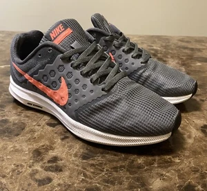 NIKE Downshifted 7 Lava Grey Pink 881585 001 Running Shoes Women’s Size 9 GUC - Picture 1 of 10