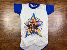 Vintage 1990 NKOTB New Kids On The Block Pajama Night Shirt One Size Ringer F1