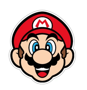 7x6cm 3pcs Super Mario Vinyl Stickers Laptop Mobile Phone Books Waterproof - Picture 1 of 3